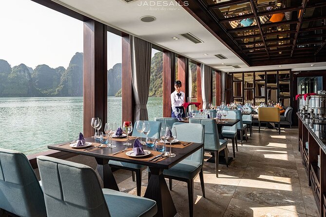 JADESAILS CRUISE-The Most Luxurious Day Tour in Ha Long Bay & Lan Ha Bay - 11:00 lunch among the limestone islands