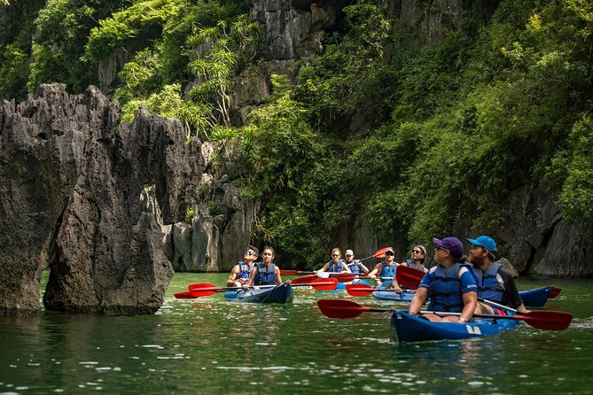 Kayaking at Lan Ha Bay - Floating fishing village and local life