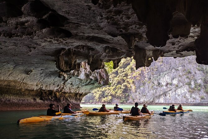 Lan Ha Bay Day Tour from Hanoi & Cat Ba Town - Serenity Boutique - Swimming and snorkeling at Ba Trai Dao