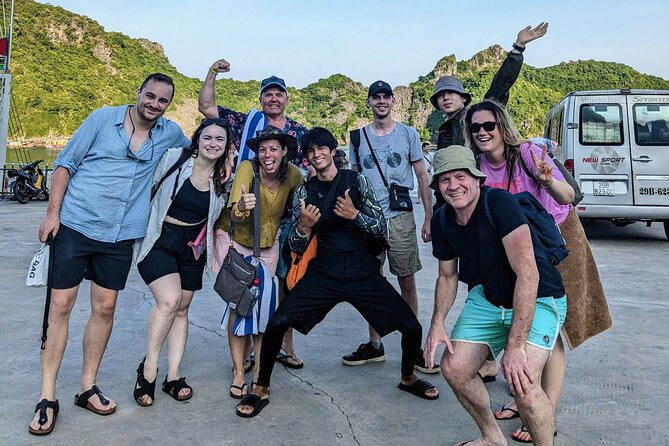 Lan Ha Bay Full Day Boat Tour from Hanoi/ Cat Ba - Swimming at Ba Trai Dao and the Three Peach Islets