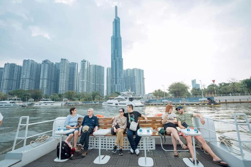 Lively Saigon River Sightseeing Cruise + Guided Walking Tour - Music, ice cream, and the lively part of the ride