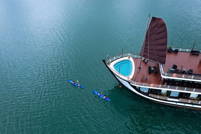Luxury Cruise 5 star Top Tier Lan Ha bay 2D1N/ 3D2N - The longer 3-day, 2-night route