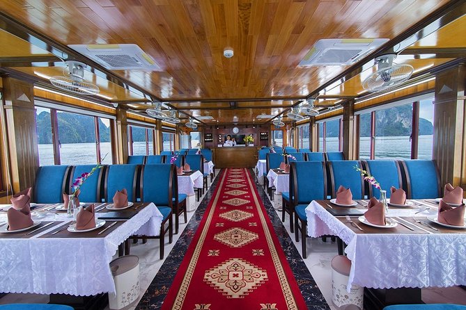 Luxury Halong Bay 1 Day on Cruises From Hanoi with Bus & Lunch - Titov Island, swimming, and the active part of the day