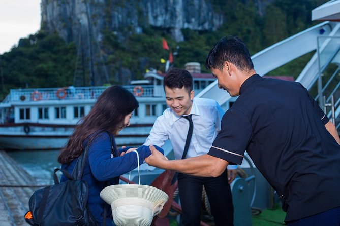 Luxury Halong Bay 1 Day on Cruises From Hanoi with Bus & Lunch - Sunset party on the sundeck