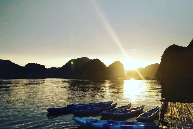Magical Sunset and Evening with glowing plankton by Cat Ba Local - Leaving Cat Ba at 4:00 p.m.