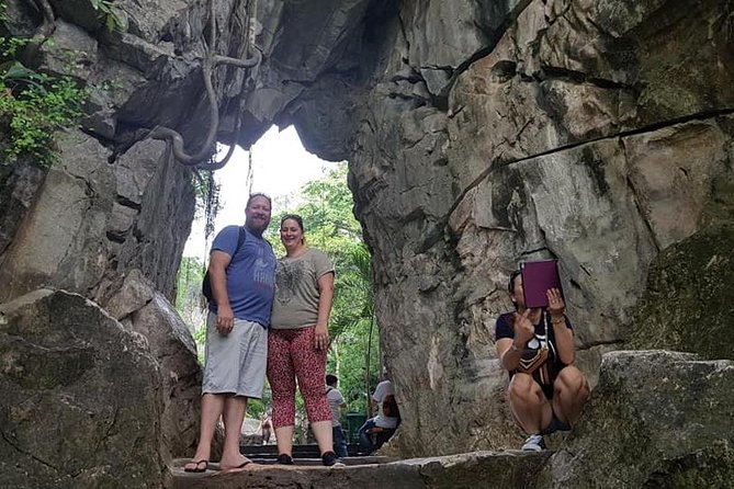 MARBLE MOUNTAIN-AM PHU Cave & HOI AN -Colourful Lantern Boat Ride - Am Phu Cave adds a Buddhist lesson
