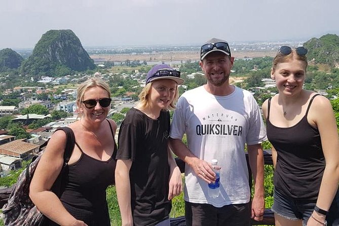 MARBLE MOUNTAIN-AM PHU Cave & HOI AN -Colourful Lantern Boat Ride - Marble Mountains begins with an easier ascent