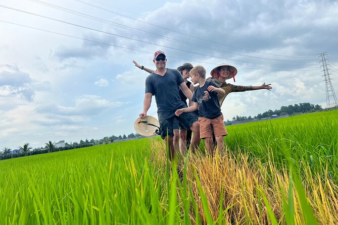 Mekong Day Trip Explore Village Bicycle CookingClass Group 12 Pax - Vinh Trang Pagoda after lunch
