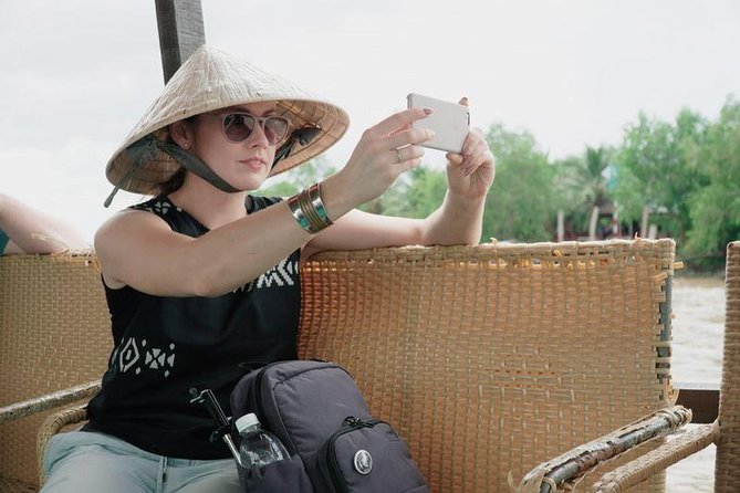 Mekong Delta 4 Islands, TukTuk, Boat, Try Khot Cake Local Cooking - Vinh Trang Pagoda adds a quiet opening