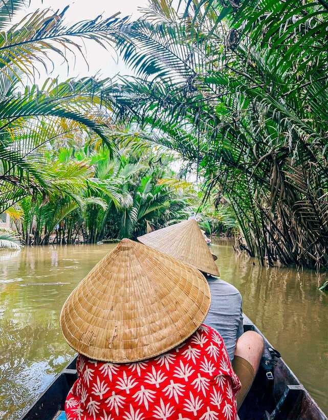 Mekong Delta 'Lesser-Known' My Tho & Ben Tre 1-Day Tour - The first boat: crossing the Mekong from My Tho