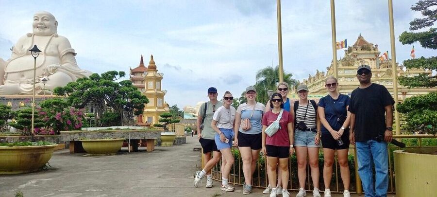 MeKong Delta Tour - Cycling on a Village Track