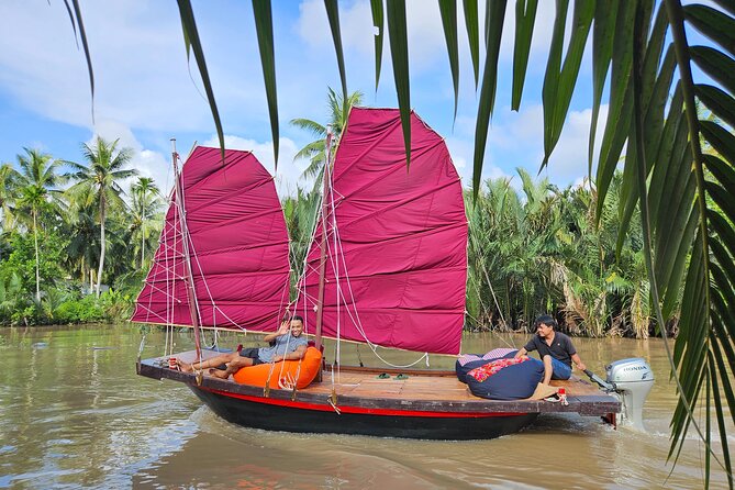 Mekong River Relaxing Sail boat cruise to Coconut Canals (1.5HRS) - Key points at a glance