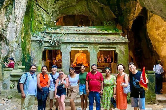 Monkey mountain-Huge Lady Buddha-Marble mountains & Am Phu caves - A local lunch keeps the tour grounded
