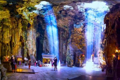 Morning Small group to Marble Mountains – Am Phu Cave – Monkey Mountain