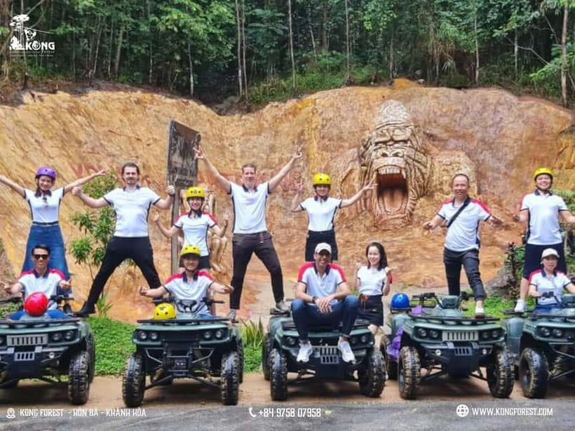 Nha Trang: ATV Extreme Tour at Kong Forest - What the forest route feels like