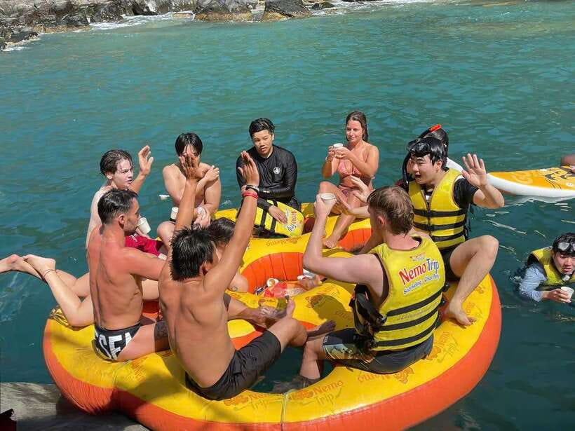 Nha Trang: Hopping Tour, Snorkeling, Boat Party, & BBQ Lunch - Two hours at Tranh Beach