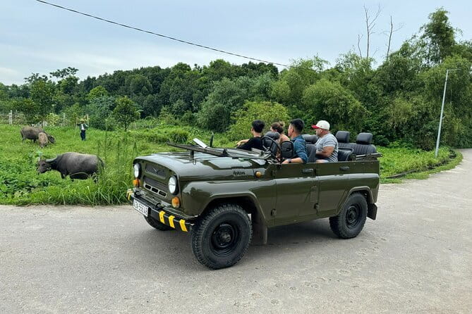 Ninh Binh Army Jeep see Highlight Start From Hanoi By Limousine - Leaving Hanoi in a luxury limousine