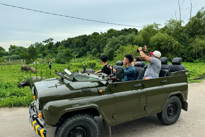 Ninh Binh Army Jeep see Highlight Start From Hanoi By Limousine - Thung Nham and Thung Nang by back road