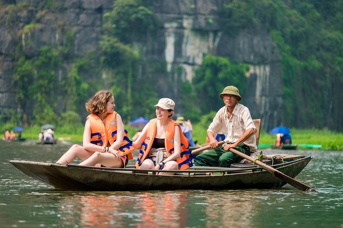 Ninh Binh Full-Day Tour from Hanoi to Hoa Lu, Tam Coc & Mua Cave Via Boat & Bike - Tam Coc by bamboo boat for 90 minutes