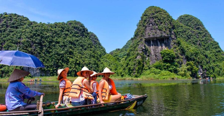 Ninh Binh: Hoa Lu, Mua Cave, and Trang An Tour and Boat Ride - Leaving Hanoi in an air-conditioned limousine