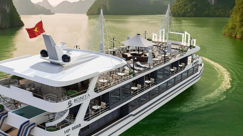 Ninh Binh: Lan Ha Bay 2D 1N cruises- bike tour, kayak, meals - A small cruise through Lan Ha Bay