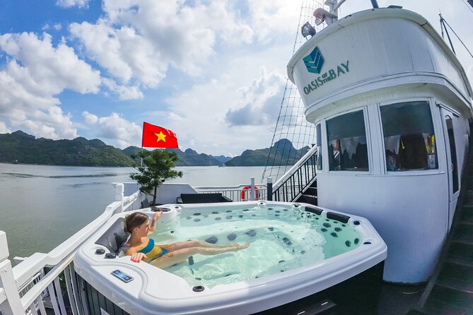 Oasis Bay Party Cruise 3 Days 2 Nights - Ha Long Bay Tour - Day two: dawn, checkout, and the move toward Cat Ba