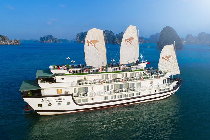 (Official) Signature Halong Cruise - 03 days 02 nights program - Day one: boarding, safety, and your first afternoon afloat