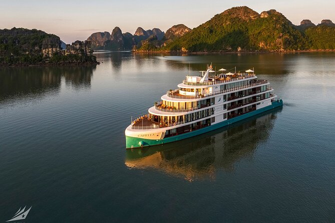 Orchid Cruises 2Days/1Night 5 Star Cruises - Day one: lunch, limestone islands, and Thien Canh Son Cave