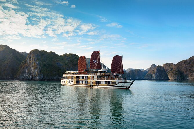 Orchid Cruises 3days/2nights For 5 Star All Included - First views of Halong Bay on day one
