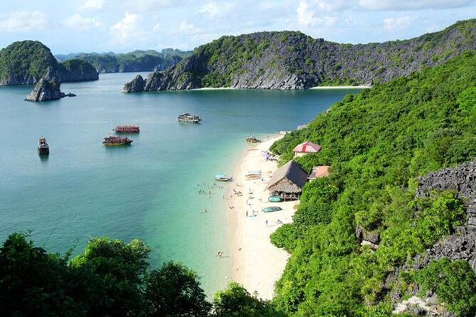 Orchid Cruises Halong Bay 2Day/1Night on 5 Star - Lan Ha Bay: quieter water and broad views