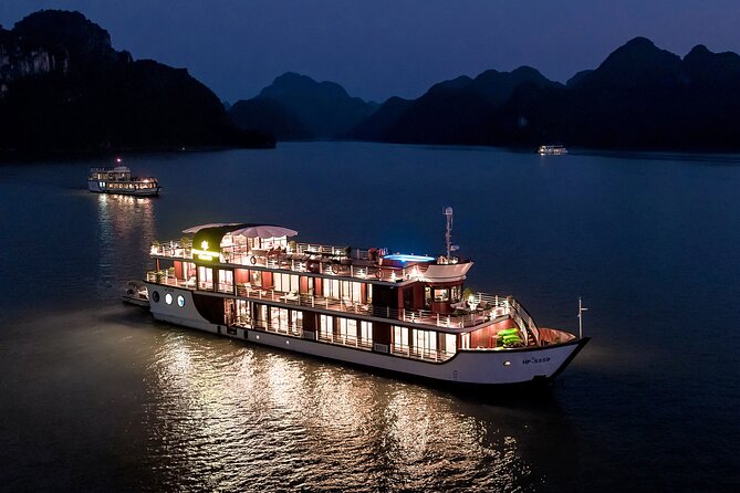 Orchid Premium Cruises Halong Bay 2Days/1Night With 5 Star - Halong Bay, Lan Ha Bay, and the Cat Ba setting