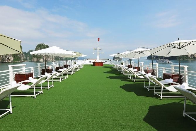 Overnight Halong Bay Cruise on the Starlight - Sunset, happy hour, and life on the upper deck