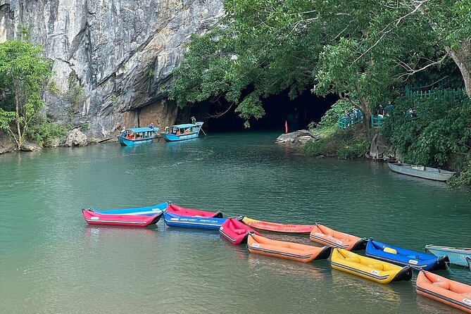 Phong Nha & Paradise Cave - 1 Day All Inclusive - Phong Nha Cave: entering by dragon boat