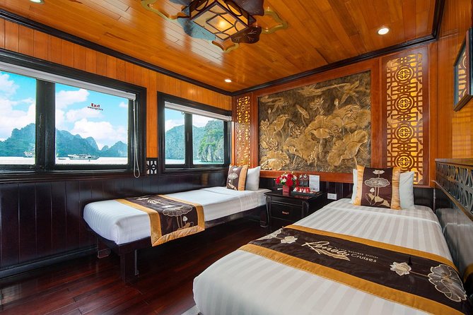 Renea Cruises - BEST Small Boat in Bai Tu Long & Halong Bay - Sunset, dinner, and a quiet evening onboard