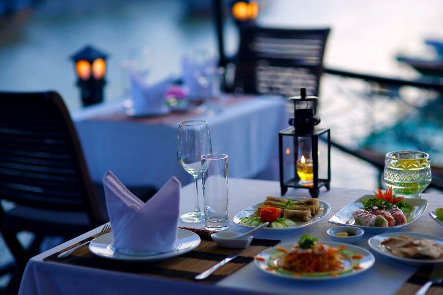 Romantic Sunset Dinner Cruise in Hoi An - Seafood dinner served on the water