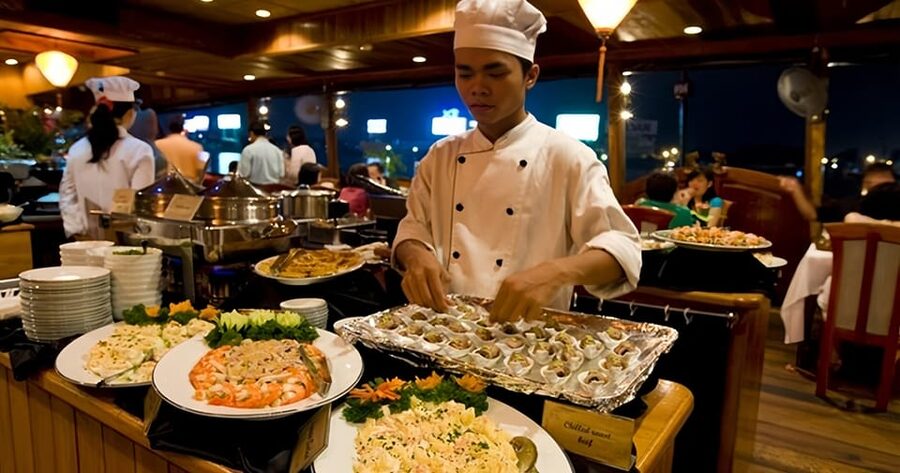 Saigon Dinner On Cruise Tour With Private Table - The view is the reason to go