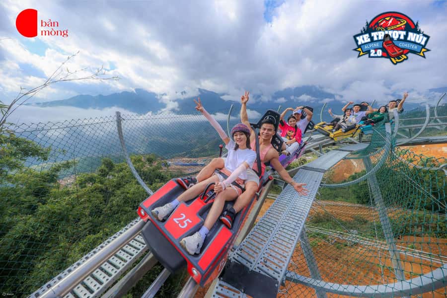 Sapa: Cat Cat Village, Moana, Alpine Coaster, Fansipan Cable - Walking into Cat Cat Village
