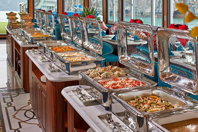 Sea Lion Luxury 5-Star Halong Day Cruise,Buffet Lunch,Shuttle Bus - Surprise Cave, the first major stop