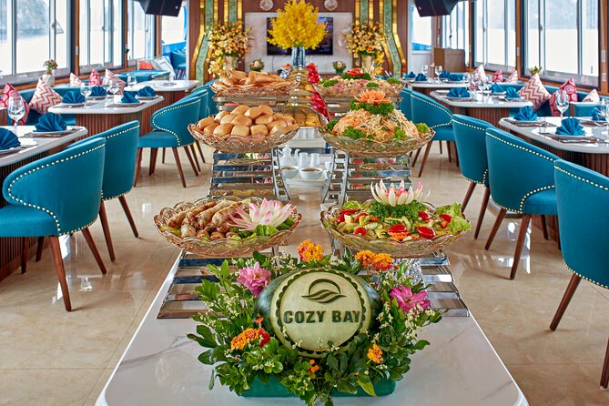 Sea Lion Luxury 5-Star Halong Day Cruise,Buffet Lunch,Shuttle Bus - Boarding at Tuan Chau Harbor