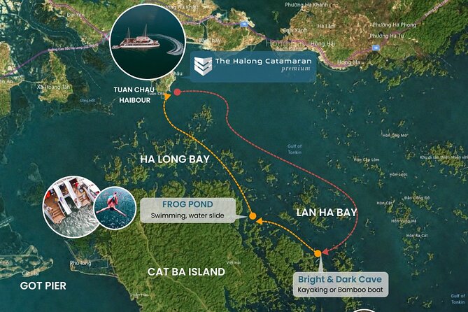 The Halong Catamaran Premium Day Cruise From Ha Long Bay - A polished boat with room to breathe