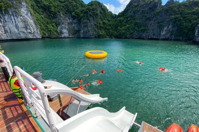 The Halong Catamaran Premium Day Cruise From Ha Long Bay - Lunch, cooking, and the late afternoon tea service