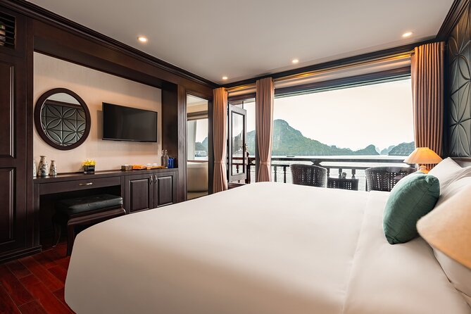 TOP TIER: 3 DAYS/2 NIGHTS tours- LIKE ABOSS on beautiful cruises - Day two: caves, Cat Ba cycling, and quieter water