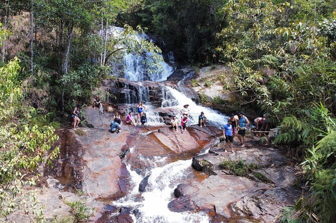 Trekking Tour to Hidden Waterfall & Sturgeon Farm for dog-lovers - Learning how sturgeon are raised in Da Lat