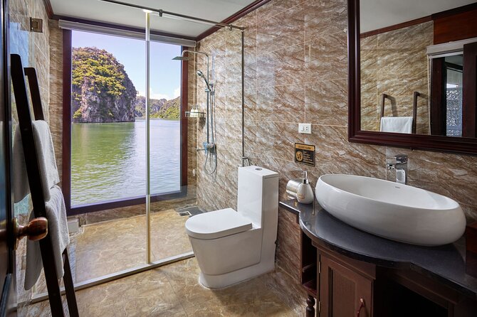 Verdure Lotus Classic Cruise in Halong Bay & Lan Ha Bay (2D1N) - Tra Bau and the natural lagoon of Lan Ha Bay