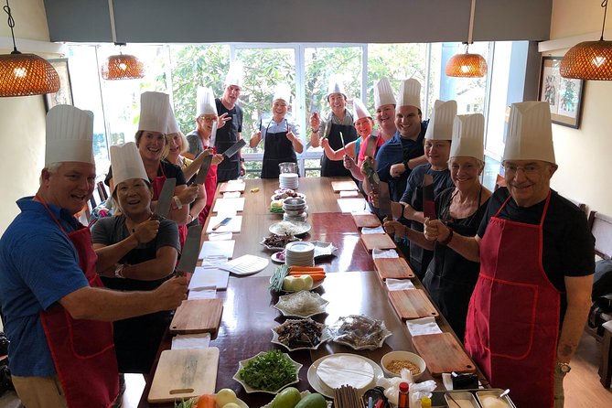 Vietnamese Food Cooking Class in Hanoi with Market Experience - Eating the food you prepared